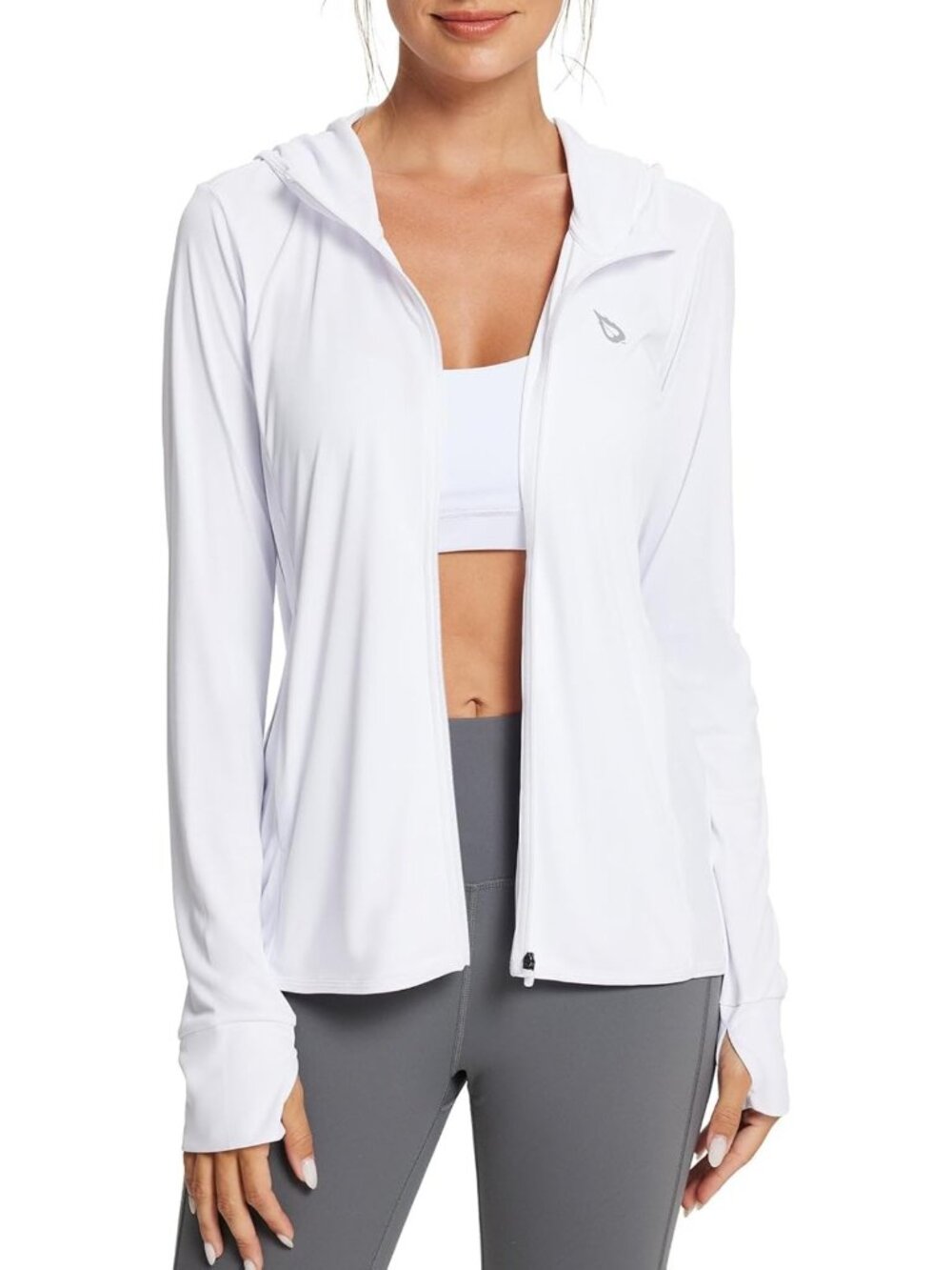 Lightweight Sun Protection Hoodie Jacket for Women - Long Sleeve Cover-Up Shirt